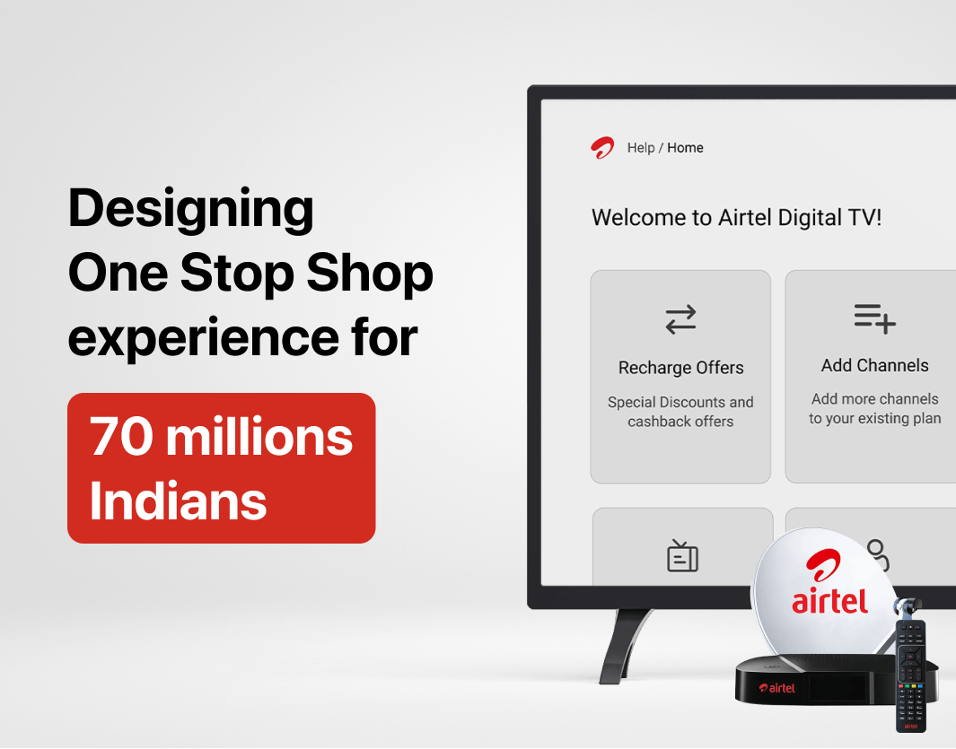 Designing One-Stop-Shop Experience for 70 Million Indians